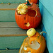 Pumpkins wearing fascinators