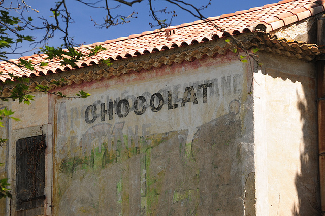 "Chocolat" Advertisement, Canal du Midi (HWW)