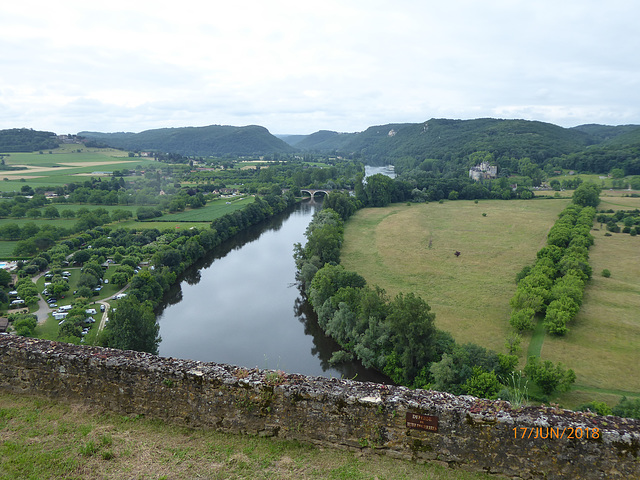 La Dordogne vue du chateau de BEYNAC