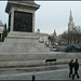 Trafalgar Square from the bus