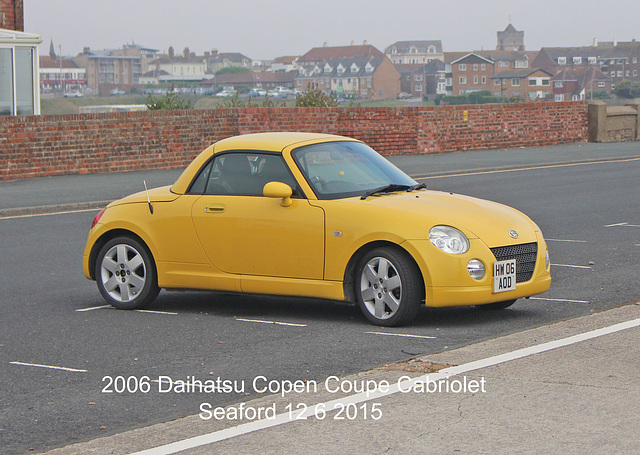 Daihatsu Copen Coupe Cabriolet  2006, Seaford, 12 6 2015