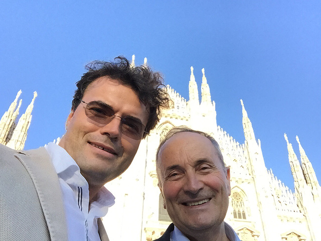 Bardhyli me Gentin ne Duomo 15 maj 2016