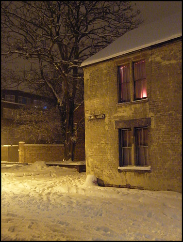 Only House on a snowy night