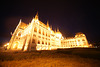 Hungarian Parliament At Night
