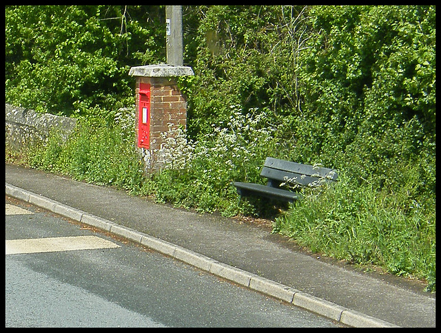post box at Sidford Bridge
