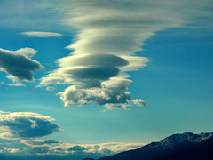 Landscape with Clouds - Ufo