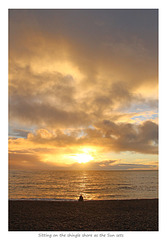 Sunset solitude - Seaford - Boxing Day - 2021