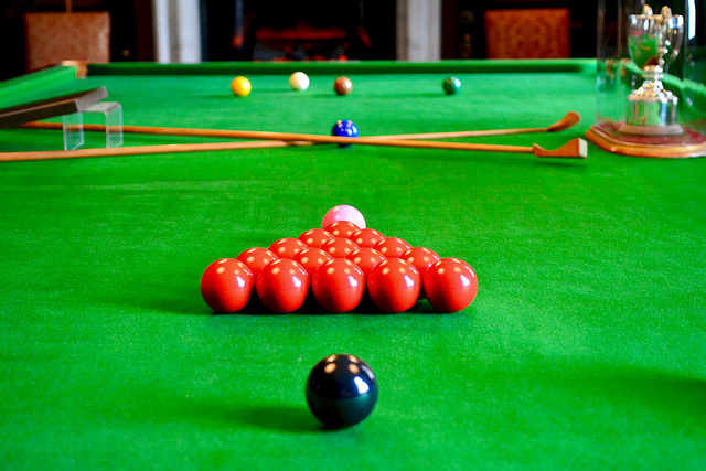 England 2016 – Burghley House – Snooker table