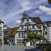 Wangen im Allgäu, Marktplatz mit Rathaus