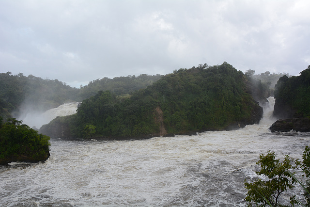 Uganda, Murchison Waterfall, Right and Left Lower Steps