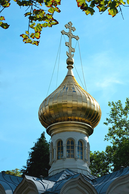 Kuppel von der Russischen Kirche Baden-Baden Kuppel von der Russischen Kirche Baden-Baden