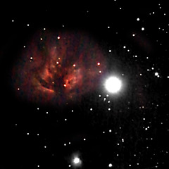 Flame nebulae
