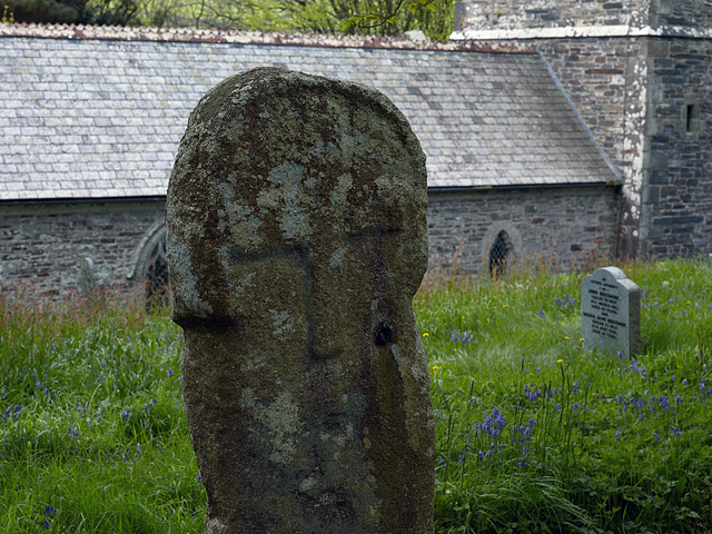 St Juliot Church - Ancient Cornish wayside cross