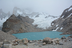 Argentina, The Lake of Threesome (Laguna de Los Tres) at the Base of Mount Fitz Roy