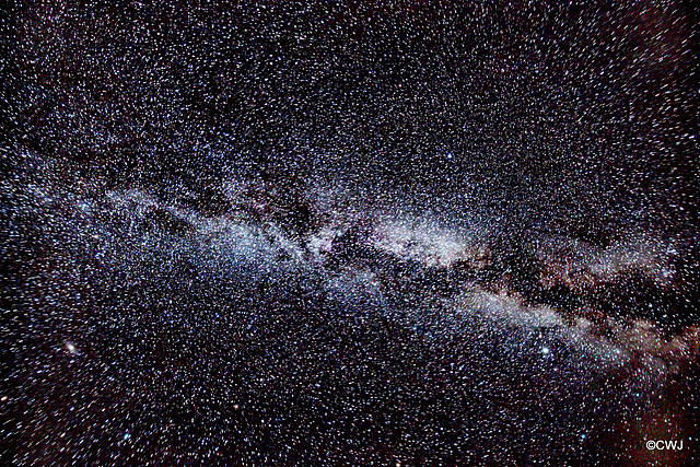 Milky Way Galaxy on a moonless night - tonight