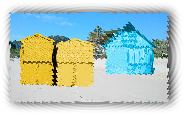 Twisted Beach Huts