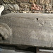 Abbaye Saint-Victor : couvercle du sarcophage de la noble Eugenia. CIL XII, 481.