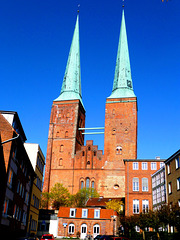 DE - Lübeck - Cathedral towers