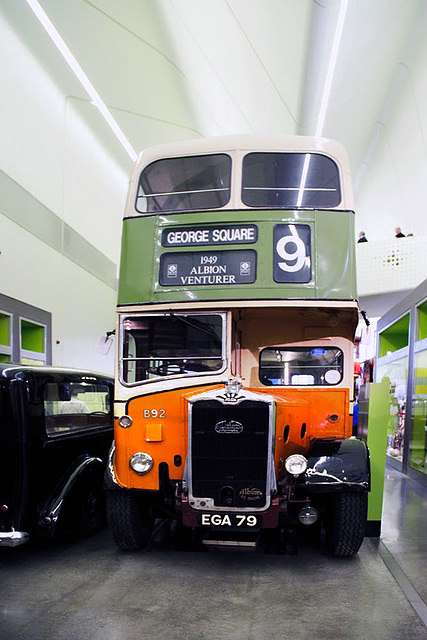 Bus, Riverside Museum, Glasgow