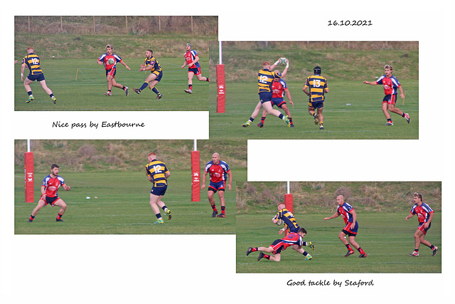 Nice pass by Eastbourne - Good tackle by Seaford - 16 10 2021
