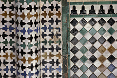 Tiles – Palace of the Nasrids, Alhambra, Granada, Andalucía, Spain