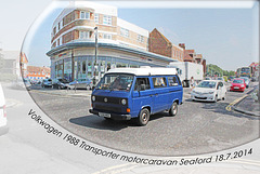 1988 VW Transporter camper van - Seaford - 18.7.2014