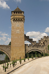 Le Pont Valentré à Cahors (Lot, France)