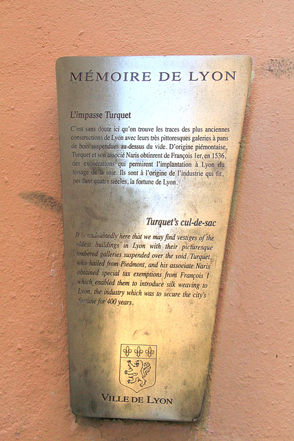 Impasse Turquet - Lyon