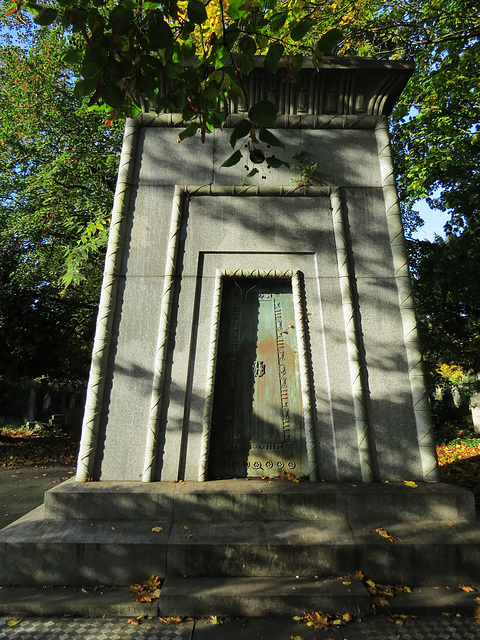 brompton cemetery ,london,hannah courtoy mausoleum, c.1850? perhaps by bonomi