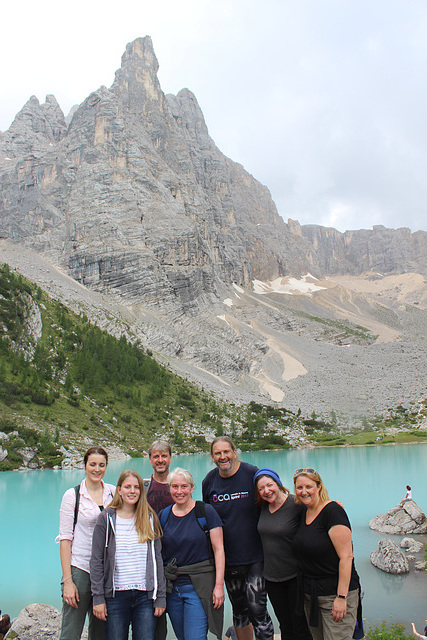 The Group at Lago di Sorapis