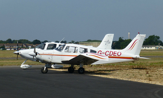 G-CDEO at Solent Airport - 6 July 2018