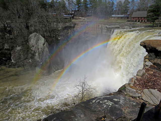 Noccalula Falls Double Rainbow