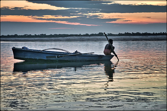 Lever du jour sur Varanasi