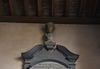 Detail of Dryden Memorial, St Mary's Church, Titchmarsh, Northamptonshire