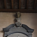 Detail of Dryden Memorial, St Mary's Church, Titchmarsh, Northamptonshire