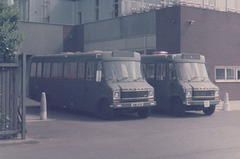USAF Dodge buses at RAF Mildenhall - 9 Jun 1984