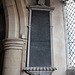 Memorial to Major Richard Creed, St Mary's Church, Titchmarsh, Northamptonshire