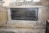 Memorial to John and Elizabeth Creed, St Mary's Church, Titchmarsh, Northamptonshire