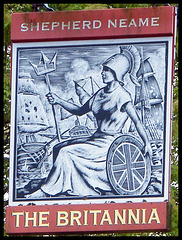 Britannia pub sign