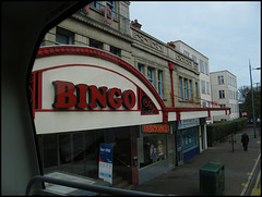 bingo bus window shot