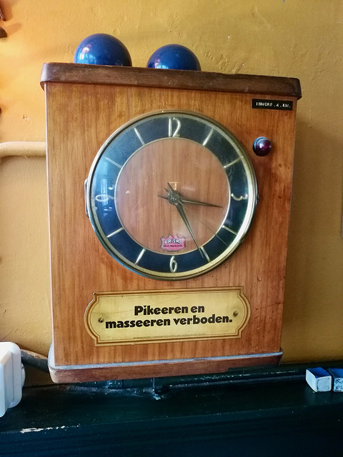 Haarlem 2019 – Café Sligting – Billiards clock