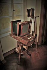 Dömitz, alte Kamera im Museum
