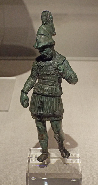 Bronze Statuettte from Dodona of a General and a Diviner in the Metropolitan Museum of Art, June 2016