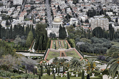 The Upper Terraces – Baha’i Gardens, Viewed from Yefeh Nof Street, Haifa, Israel