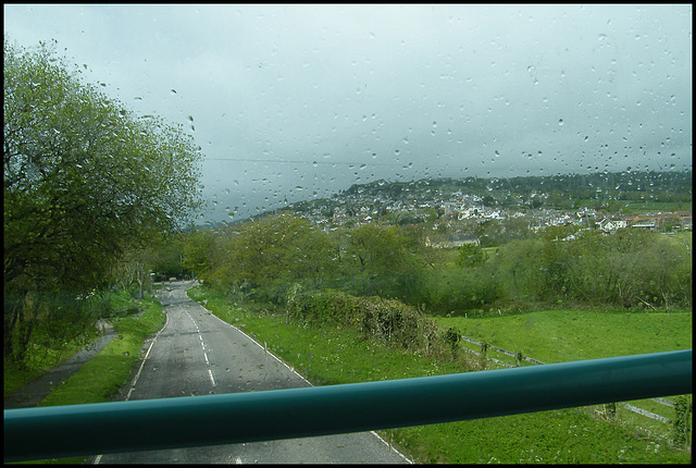 to Charmouth in the rain