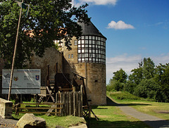 Burg Herzberg, Baustelle