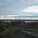 Rigas Hafen am Morgen