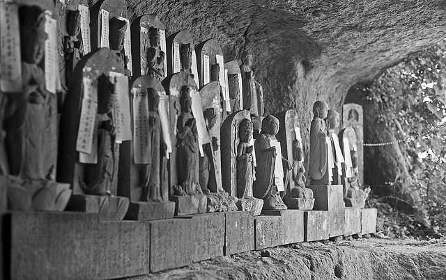 Statues in the cave