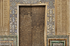 Doorway – Palace of the Nasrids, Alhambra, Granada, Andalucía, Spain
