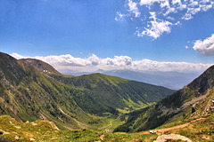 Blick vom Seefeldsee nach Süden in die Dolomiten